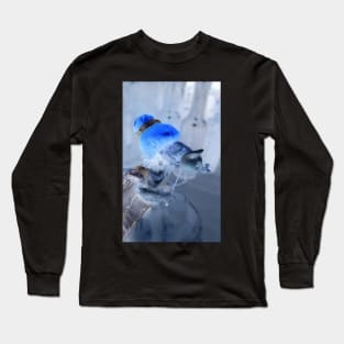 At Midnight (negative) Long Sleeve T-Shirt